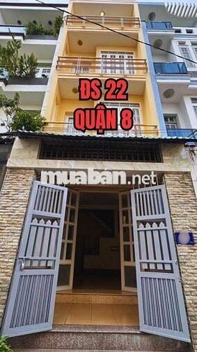 🌟 SIÊU PHẨM 4 TẦNG ĐƯỜNG SỐ 22, P4, Q8 – CHỈ 7,88 TỶ