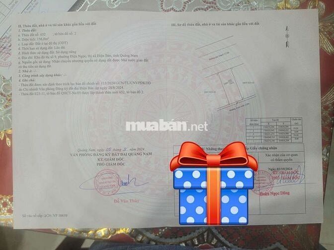 Bán nhanh lô đất đẹp mặt tiền 8m rộng rãi-Gần chợ Điện Ngọc,bệnh viện