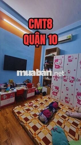 🌟 NHÀ MỚI 3 TẦNG HẺM Ô TÔ CMT8, P13, Q10 – 9,5 TỶ