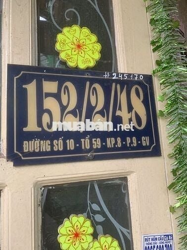 Cho thuê nhà ở 32m2, 2p ngủ đường 10, Q. Gò Vấp