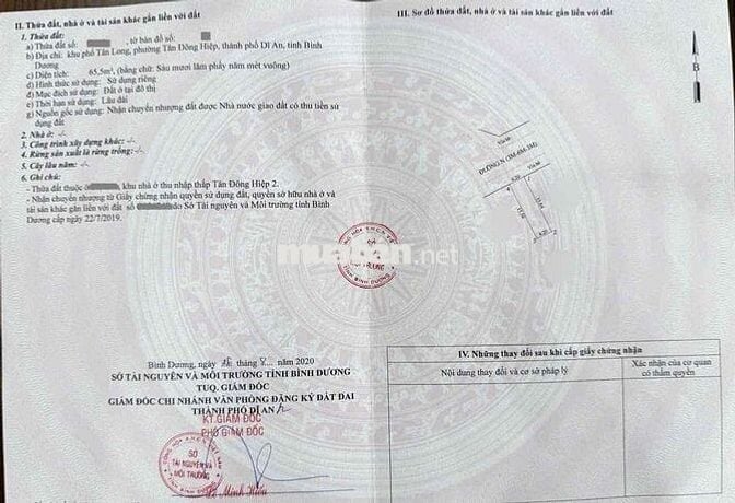 Bán Lô Đất KDC Đồng bộ Thích hợp xây nhà Phường Tân Đông Hiệp Dĩ An