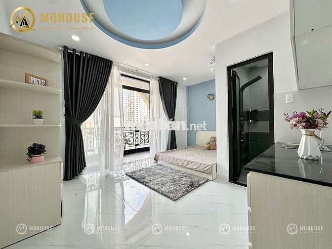 Cho thuê một căn hộ bancol giá rẻ full nội thất kế đại học Công Thương