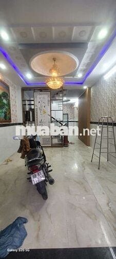 Nhà đẹp 4 x 13. Đúc 2,5 tấm , đường số 4,p16,gò vấp