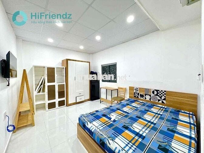 Phòng studio cửa sổ trời sạch sẽ thoáng giá rẻ gần Parc Mall Quận 8