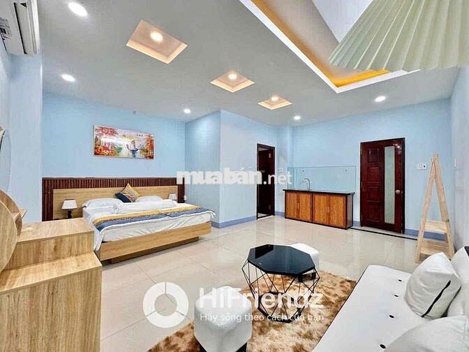 CĂN HỘ DỊCH VỤ FULL NỘI THẤT SIÊU RỘNG GẦN NGÃ TƯ BỐN XÃ