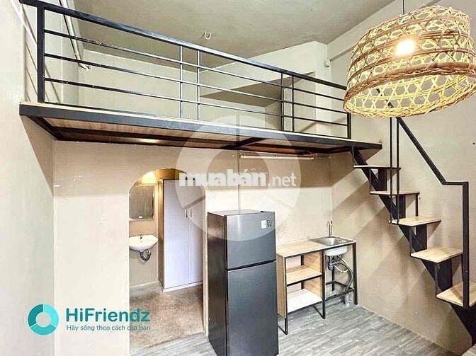 Chdv rộng rãi full nội thất không tính phí xe