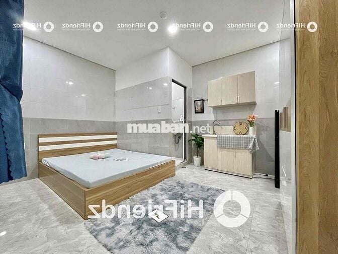 PHÒNG STUDIO RỘNG 30M2 SẴN NỘI THẤT CÁCH ĐH VĂN HIẾN, ĐẦM SEN 5P ĐI XE