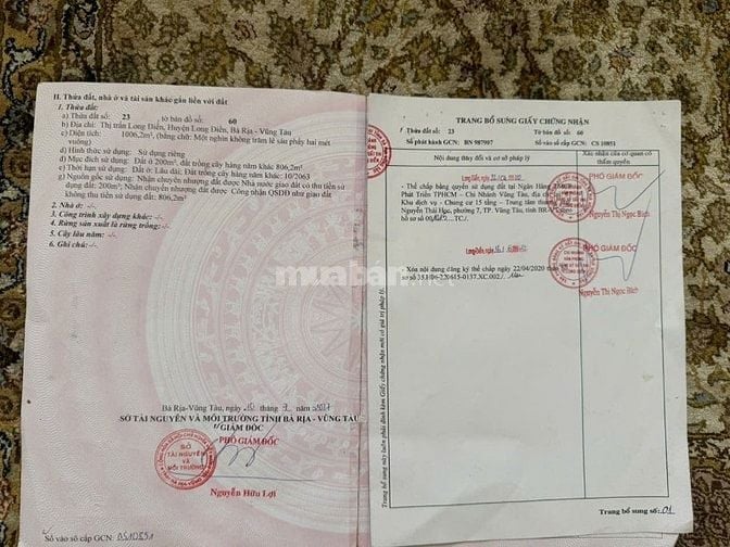 Bán đất mặt tiền Vũng Tàu đã lên TP