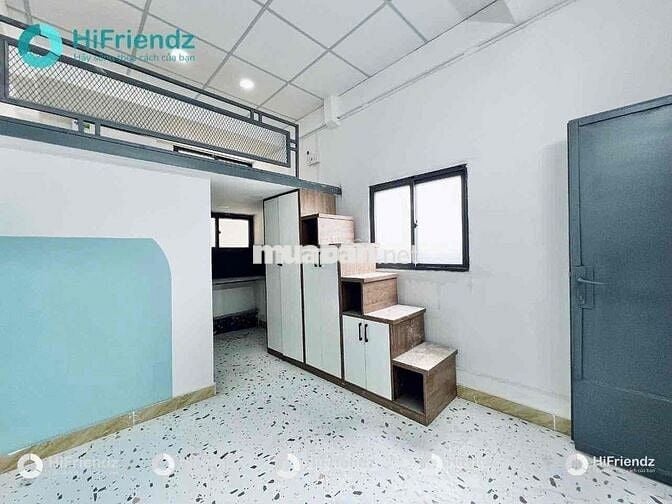 KHAI TRƯƠNG PHÒNG GÁC CỬA SỔ THOÁNG NỘI THẤT CƠ BẢN KHU PHAN XÍCH LONG