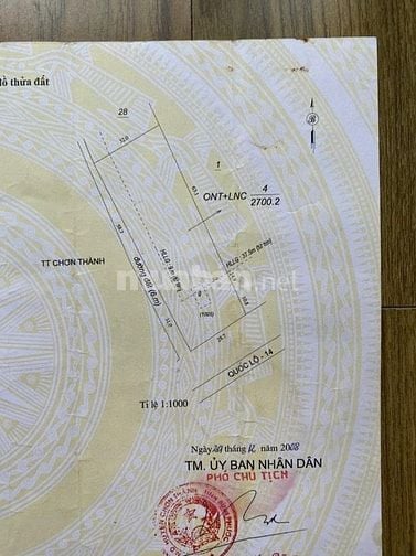 Chính chủ cho thuê đất MT QL14 Chơn Thành Bình Phước