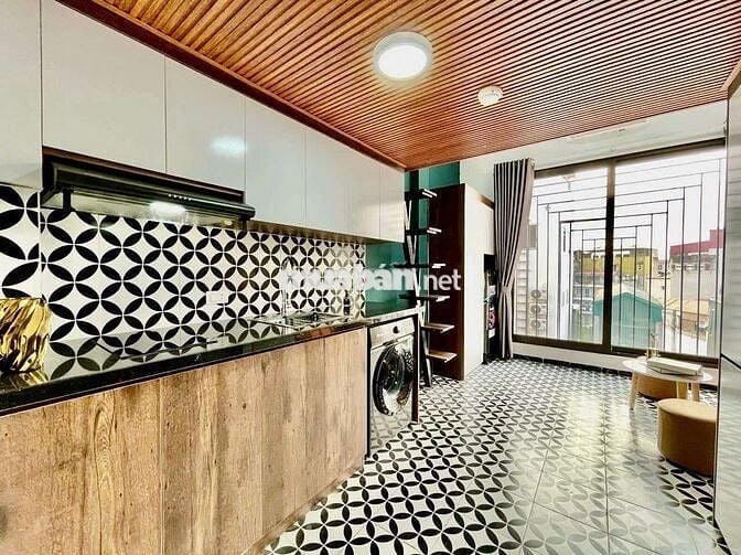 Căn Studio 30m2 Full đồ, ban công, máy giặt riêng tại Khương Thượng