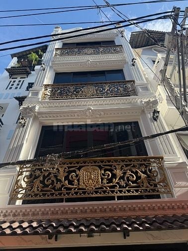 Nhà 4 Lầu thiết kế cổ điển HxH Trần Quang Diệu p14, Q3, DT: 4.5x10m