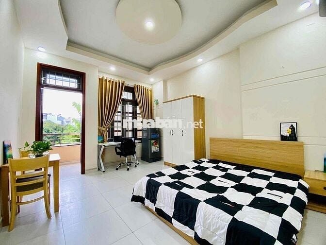 1 PHÒNG NGỦ TÁCH BẾP BAN CÔNG - FULL NỘI THẤT GẦN ETOWN