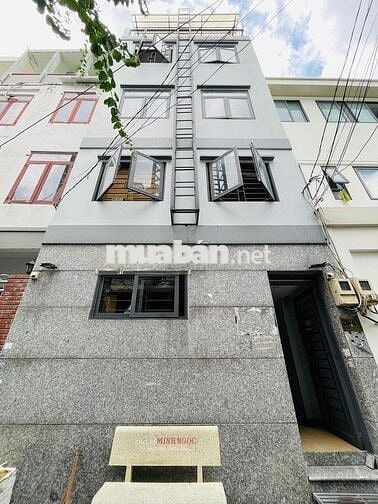 CHDV 6 tầng có thang máy, ngang 5,3m - 52m2, HDT 55tr/tháng, P13 TB