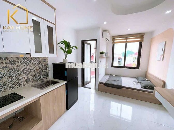Căn CCMN 35M2 1n1k, studio full đồ, ban công thoáng Tây Sơn