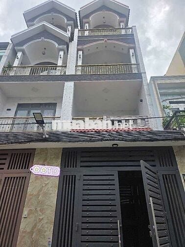 NHÀ 4 TẦNG ĐẸP —ĐƯỜNG SỐ 8 PHƯỜNG BÌNH HƯNG HÒA B  (4m x 17m)