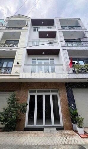 Hẻm 8m thông Khu V.I.P 53/16 Vườn Lài 4x22m 4 Tấm 6PN & Sân thượng