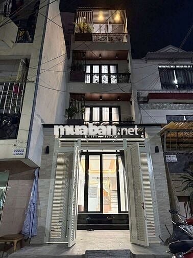 NGUYỄN GIA TRÍ-BÌNH THẠNH,4 TẦNG+ST,62M2 VUÔNG A4,6PN,CHỈ 13..T