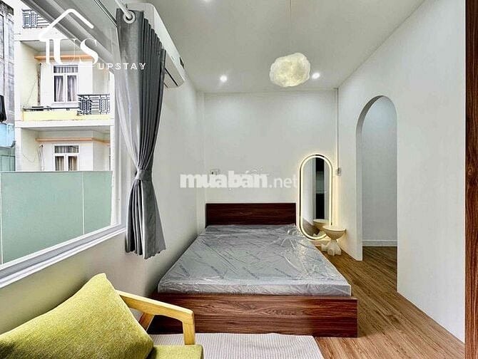 1 PHÒNG NGỦ BAN CÔNG CỬA SỔ NGAY TÔ HIẾN THÀNH QUẬN 10 FULL NỘI THẤT