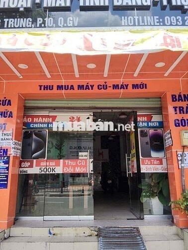 Cho thuê mặt bằng đường Quang Trung