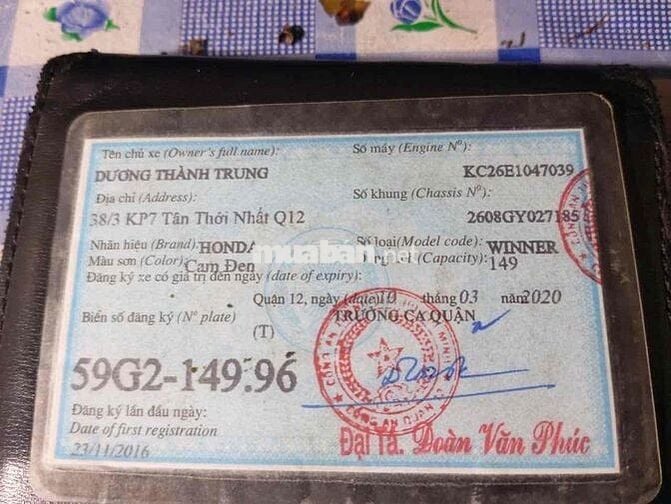 Bán nhanh xe Honda Winer V1 bstp chính  xe đẹp