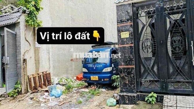 BÁN GẤP LÔ ĐẤT 60m2(4x15m) NGAY CHỢ HIỆP BÌNH- HIỆP BÌNH CHÁNH THỦ ĐỨC