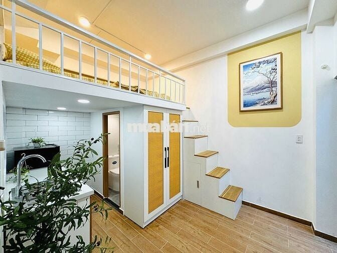 CĂN HỘ CỬA SỔ HÀNH LANG DUPLEX CỬA SỔ TRỜI FULL NỘI THẤT