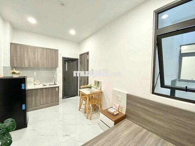 Cho thuê căn hộ Studio Cửa sổ Q4 gần ĐH Luật, ĐH Nguyễn Tất Thành