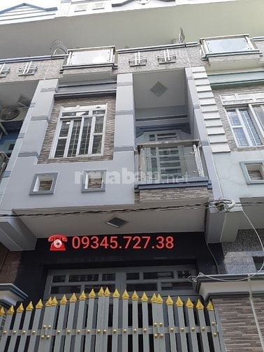 Nhà Trệt 2 Lầu KDC A.D.Vương p16 Q8 giáp Q6 gần V.V.Kiệt,SHR hoàn công