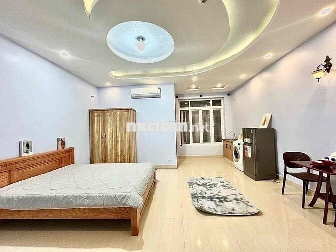 Cho thuê căn hộ Studio Cửa sổ Q4 gần ĐH Luật, ĐH Nguyễn Tất Thành