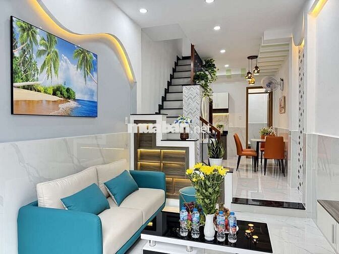 Nhà Gò Vấp 3 phòng ngủ có phòng tầng trệt đường Thống Nhất Phường 15