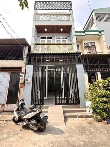 Nhà Mới 879 Hương Lộ 2 - Xây 2 Lầu 4 x 16m Hẻm nhựa 7m Thông