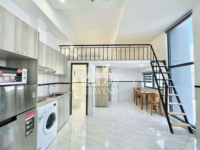 Cho Thuê Căn Hộ Gác Cửa Sổ ở Bạch Đằng gần ĐH Ngoại Thương Bình Thạnh