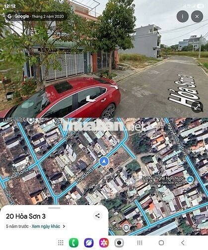 Bán lô đường hỏa sơn 3. Hòa hải.  5m5. Giá 3 tỷ 850 có tl. Sạch đẹp