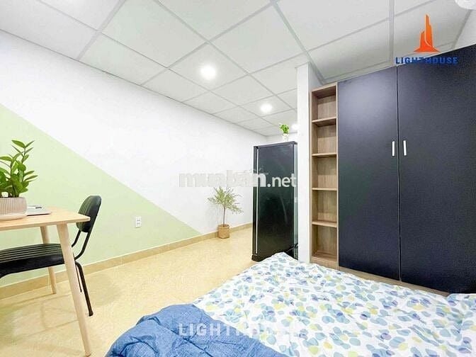 CHDV STUDIO FULL NỘI THẤT NGAY QUANG TRUNG - GẦN CHỢ HẠNH THÔNG TÂY