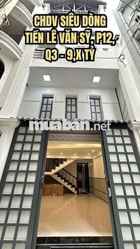 🌟 CHDV SIÊU DÒNG TIỀN LÊ VĂN SỸ, P12, Q3 – 9,8 TỶ