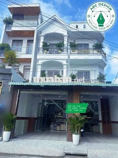 Cho Thuê Nhà 3 Lầu Mới Giá Rẻ Mặt Đường Nhánh P. Hiệp Thành Q12