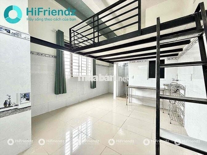 CHO THUÊ PHÒNG CÓ GÁC-CỬA SỔ-THANG MÁY-Ở ĐƯỢC 4-5 BẠN-ETOWN CH