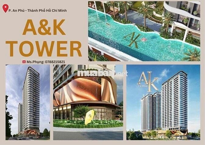 A&K Tower: 1PN bo góc cực đẹp, TT 15% (236tr) nhận nhà, CK 13%, cọc 0d