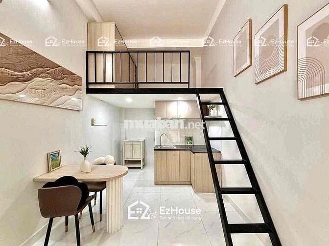 4NG4XE ngay ĐH VĂN HIẾN, CÔNG THƯƠNG, full nội thất, gác cao, mới 100%