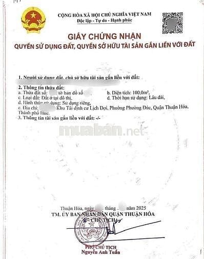BÁN ĐẤT MẶT TIỀN TRƯỜNG ĐÚC GẦN NGÃ TƯ ÚT TỊCH VỊ TRÍ KINH DOANH TỐT
