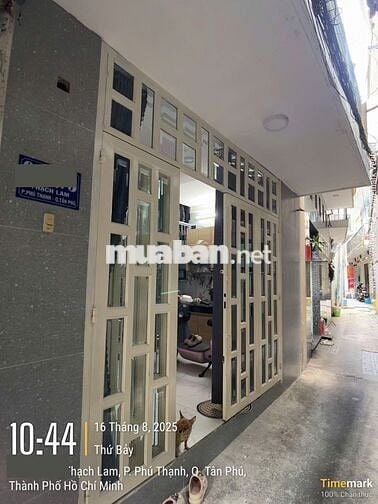 Bán Nhanh nhà mới 3 tầng Thạch Lam - Tân Phú - DTSD 60m2 - 2.46 tỷ