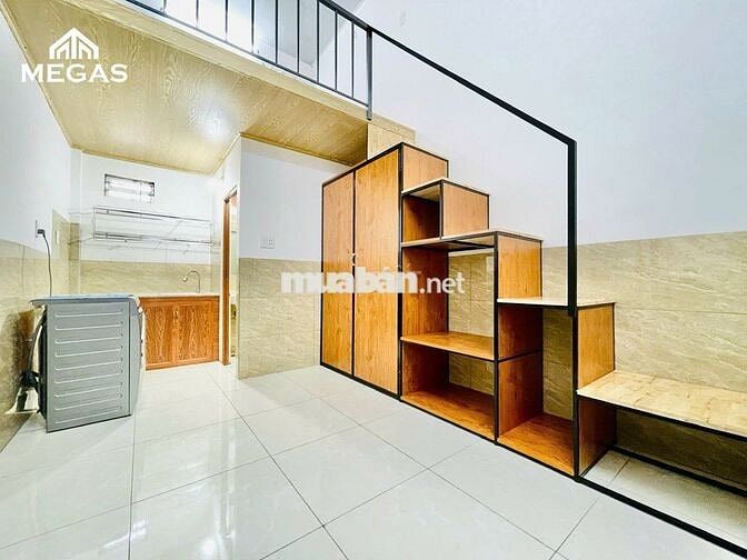 Phòng Mới 100% - Giá Rẻ - Gác Cao Full nội thất Ngay CVPM- Tô Ký - NAT
