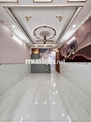 Nhà đẹp 4,2*23m 4PN hẻm 6m ô tô 3/ ngắn Chợ 1A Ấp 1 Vĩnh Lộc B