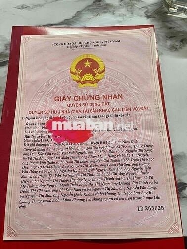 Bán CCMN Ngã 4 Sở - Sổ Hồng Đồng Sở Hữu Phôi Riêng