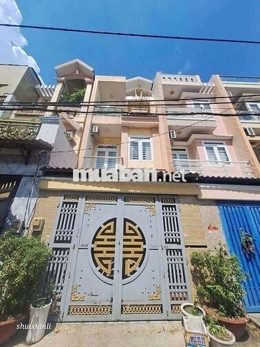 Nhà 1 trệt 3 lầu full nội thất đường số 6 BHH B bình tân