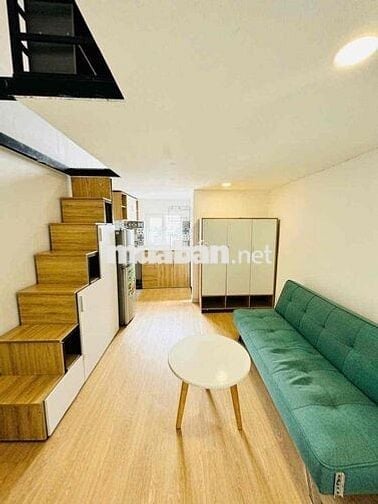 CĂN HỘ DUPLEX SINH VIÊN - GÁC SUỐT CAO 2M - FULL NỘI THẤT CÓ THANG MÁY