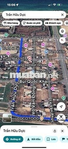 BÁN LÔ GÓC VIP KHU TÂN TRÀ – TRẦN HỮU DỰC x BÙI QUỐC KHÁI