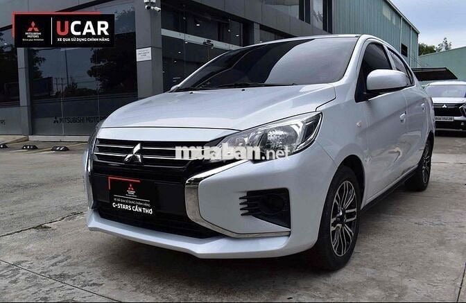 🚗MITSUBISHI ATTRAGE MT TRẮNG 2021 - 39.500km