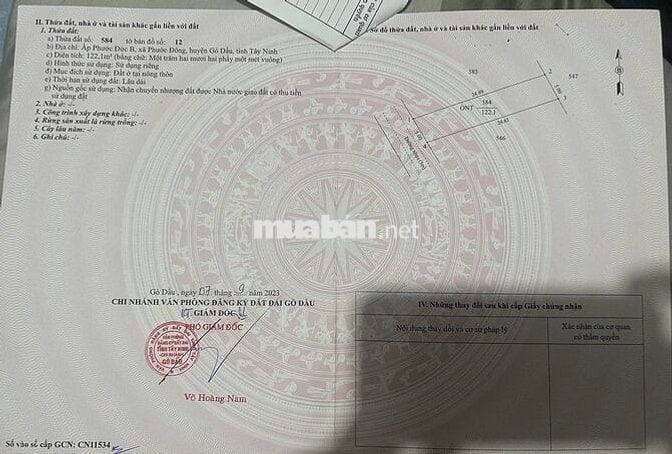 Đất full thổ 5x25 đường nhựa thông cách cổng chính KCN Phước Đông 700m